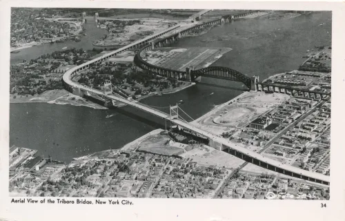 New York City - Triborough Bridge - Aerial View - Usa