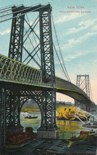 New York City - Williamsburg Bridge - Usa