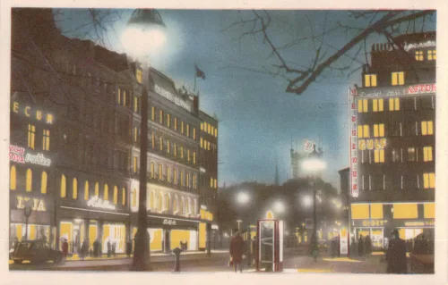 Stockholm - Norrmalmstorg Med Telefontornet - Sverige