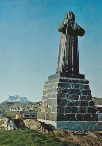 Nuuk - Statue Of Hans Egede - Grönland