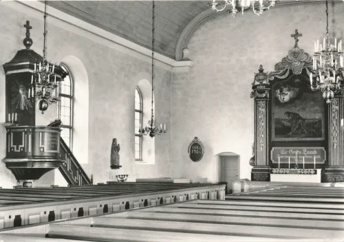 Nykil - Nykils Kyrka Interiör - Sverige