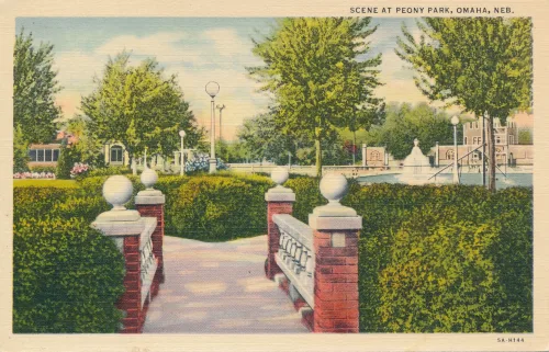 Omaha - Scene From Peony Park- Usa