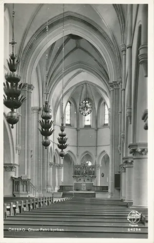 Örebro - Olaus Petri Kyrka Interiör - Sverige