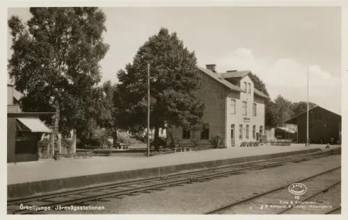 Örkelljunga - Järnvägsstationen - Sverige
