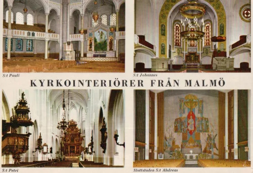 Malmö - Kyrkointeriörer - Sverige