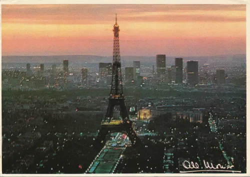 Paris - Eiffel Tower Aerial View - Frankrike
