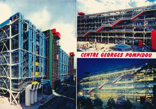Paris - George Pompidou Center - Frankrike