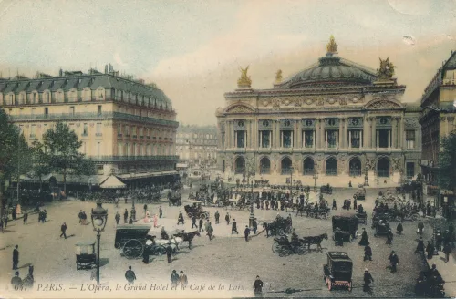 Paris - Opera House - Grand Hotel And Cafe De La Paix - Frankrike