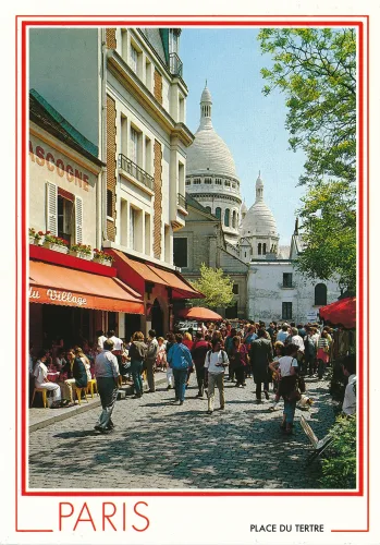 Paris - Place Du Tertre - Frankrike
