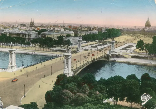 Paris - Pont Alexandre III - Frankrike