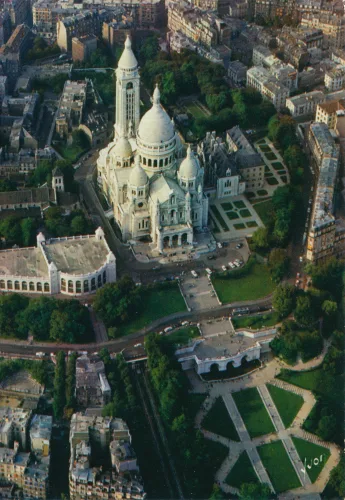 Paris - Sacré Cœur Aerial View - Frankrike