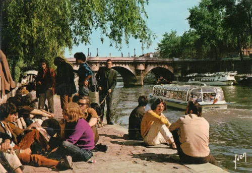Paris - Seine And Pont Neuf - Frankrike