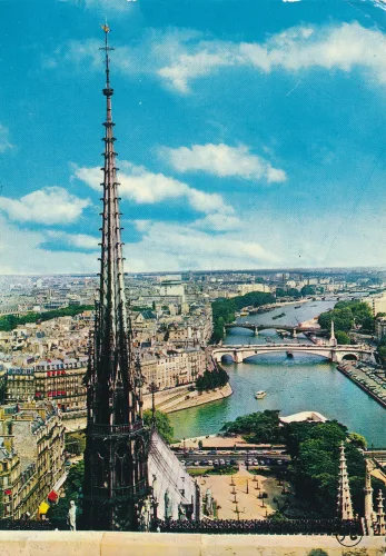 Paris - View Over Seine - Frankrike