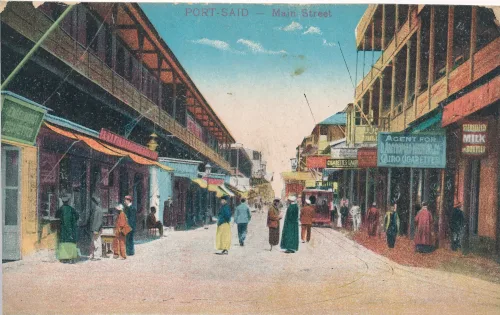 Port Said - Main Street - Egypten