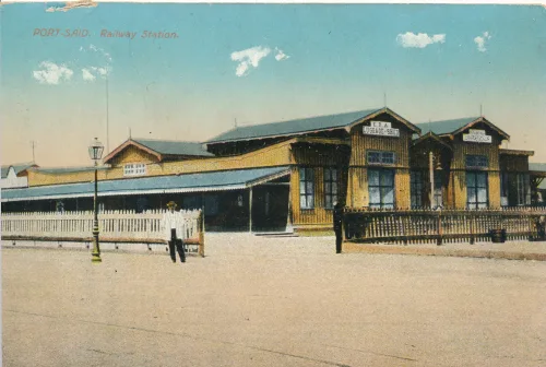 Port Said - Railway Station - Egypten