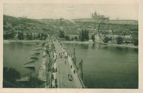 Prag - Karlsbron - Tjeckien