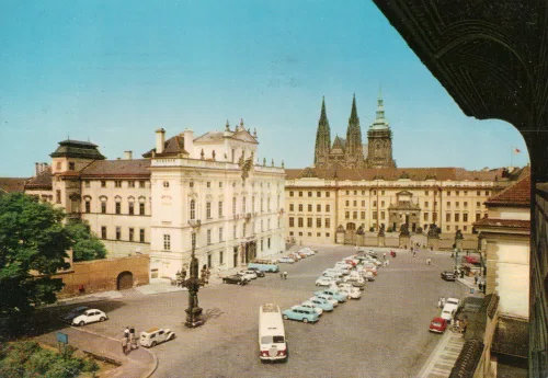 Prag - Hradčanské náměstí - Tjeckien