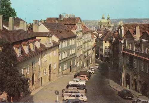 Prag - Nerudova Gatan - Tjeckien