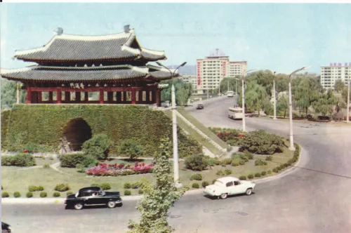 Pyongyang - Potong Mun Street - Nordkorea