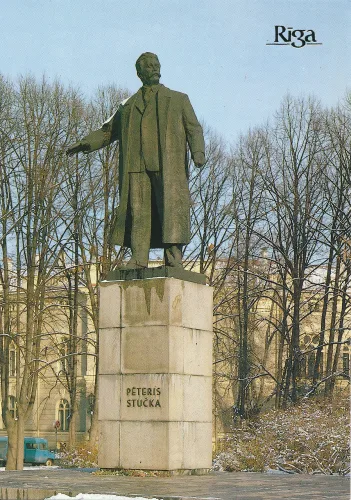 Riga - Statue Of Peteris Stucka - Lettland