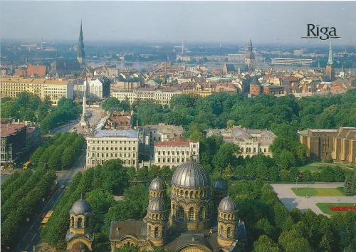 Riga - View Of Central Riga - Lettland