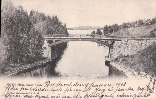 Rimforsa - Järnvägsbron - Sverige