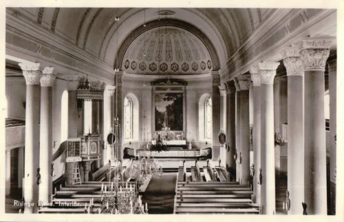 Risinge - Risinge Kyrka Interiör - Sverige