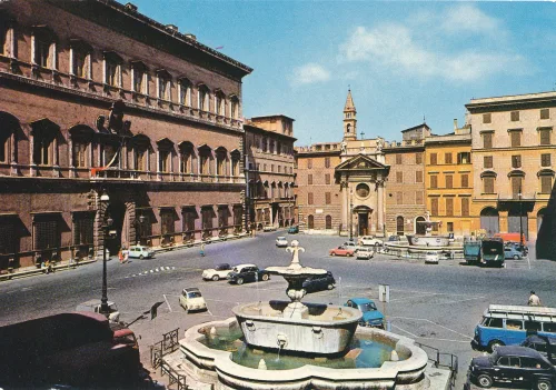 Rome - Piazza Farnese - Casa Sancta Birgitta - Italien