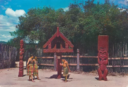 Rotorua - Whakarewarewa Maories - Nya Zeeland