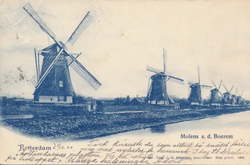Rotterdam - Molens A D Boezem - Nederländerna