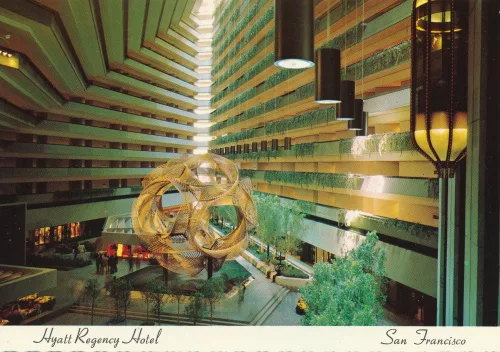 San Francisco - Hyatt Regency Hotel Interior - Usa