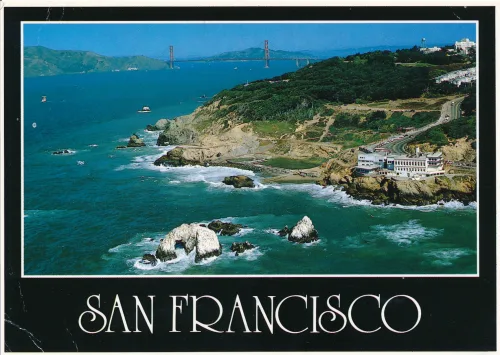 San Francisco - View From Sea - Usa
