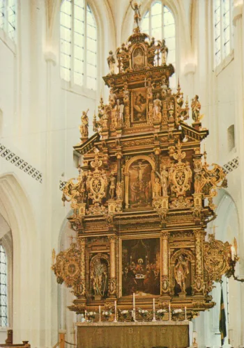 Malmö - Sankt Petri Kyrka Altarskåp Interiör - Sverige
