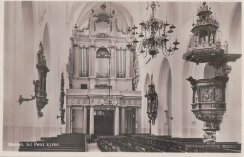 Malmö - Sankt Petri Kyrka Interiör - Sverige