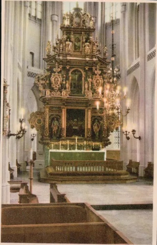 Malmö - Sankt Petri Kyrka Interiör - Sverige