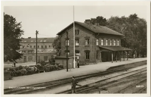 Simrishamn - Järnvägsstationen - Sverige