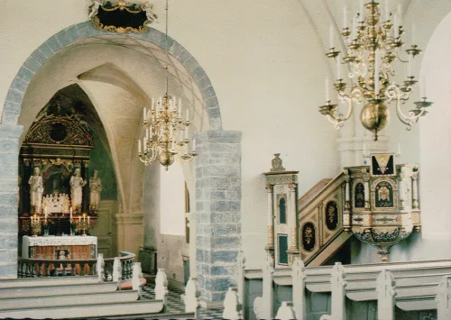 Simris - Kyrkan Interiör - Sverige
