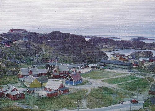 Sisimiut - View Over Old Part - Grönland