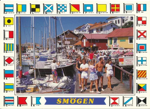 Smögen - Vy från Smögen - Sverige