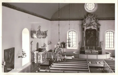 Södra Vi - Kyrkan Interiör - Sverige