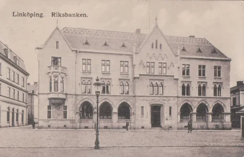 Linköping - St Larsgatan Riksbanken - Sverige