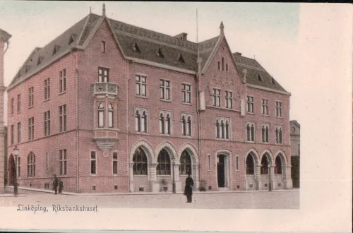 Linköping - St Larsgatan Riksbanken - Sverige