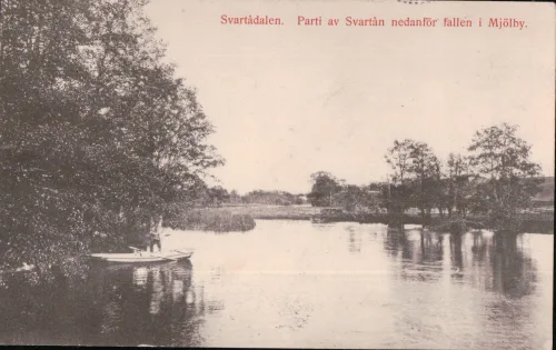 Mjölby - Parti Av Svartån - Sverige