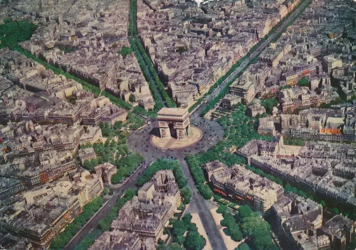 Paris - Triumphal Arch - Frankrike