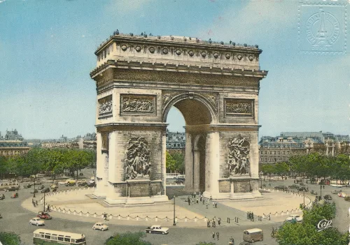 Paris - Triumphal Arch - Frankrike