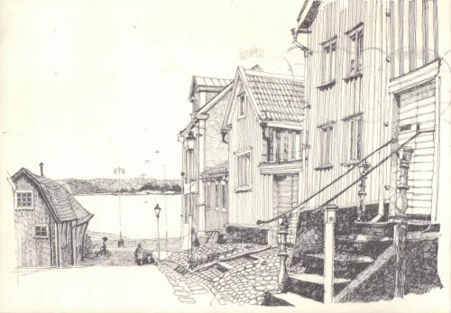 Västervik - Båtsmansgatan Claes Folcker - Sverige